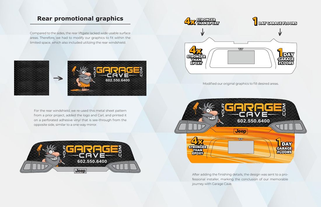 Rear liftgate and windshield design