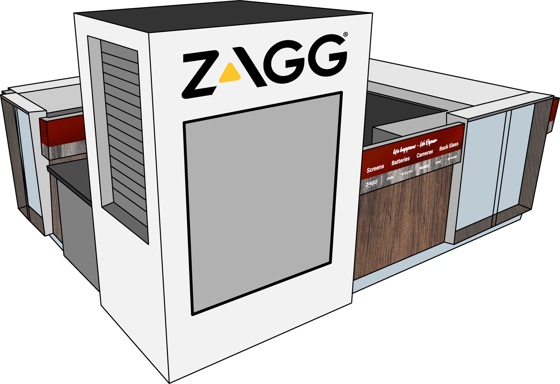 ZAGG fixture rear