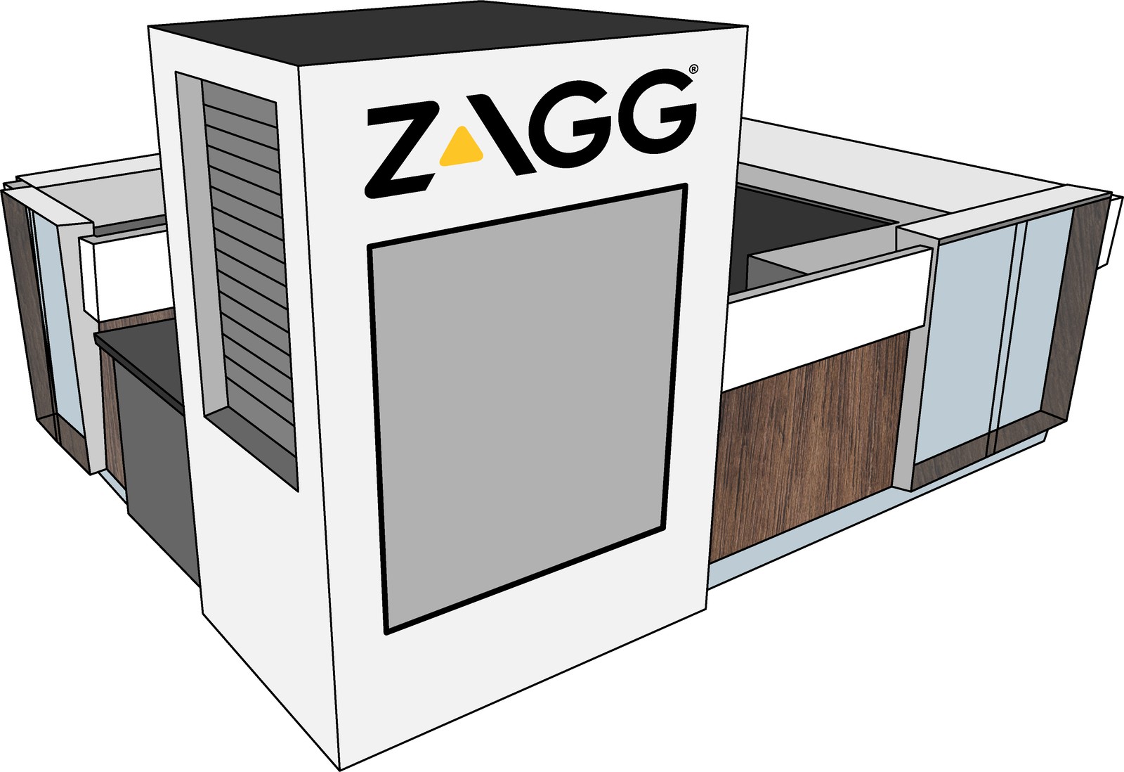 ZAGG rear fixture template